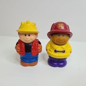 Vintage 1996 Shelcore Construction Worker & Firefighter